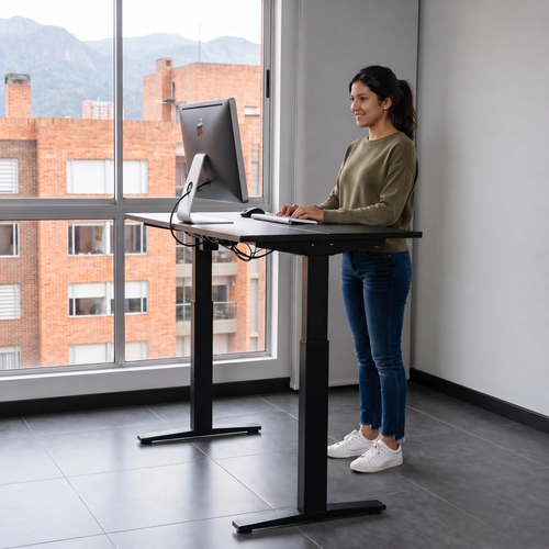 Escritorio Elevable Eléctrico Minimalista Ajustable en Altura