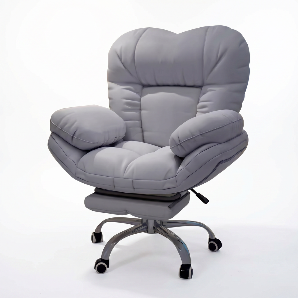 Silla Ergonómica Acolchada Giratoria de Alta Comodidad