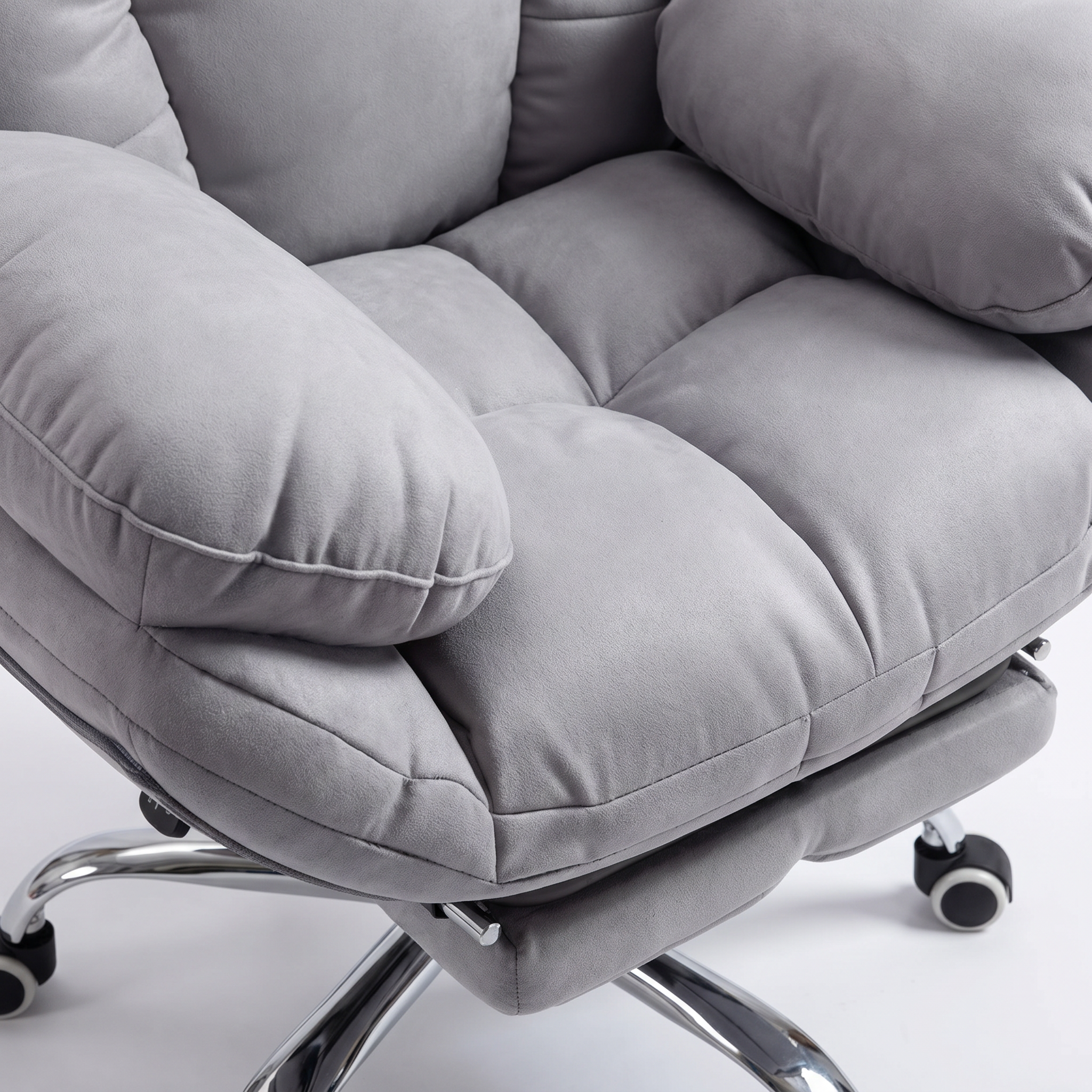 Silla Ergonómica Acolchada Giratoria de Alta Comodidad