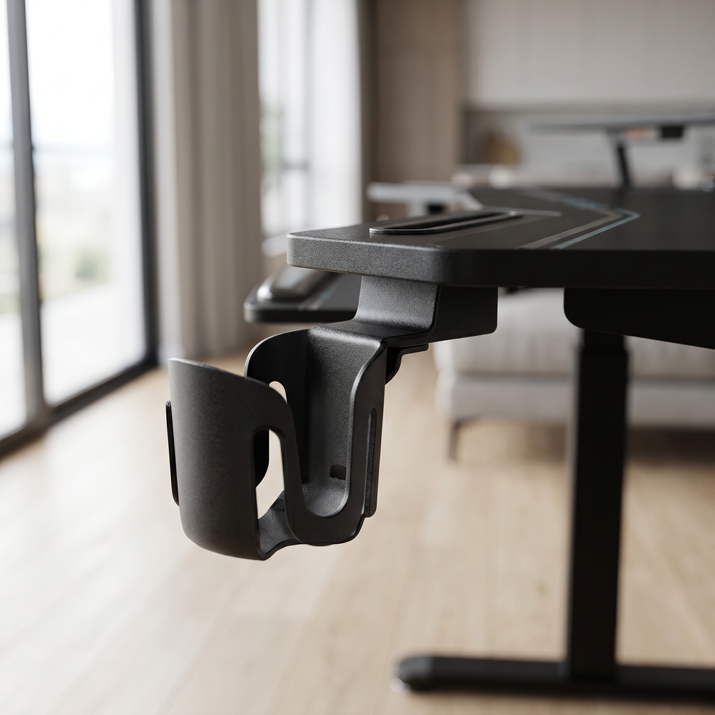 Escritorio Gamer Ergonómico Ajustable con Soporte de Monitor